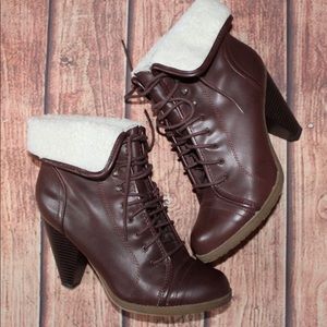 Mossimo Lace-Up Booties